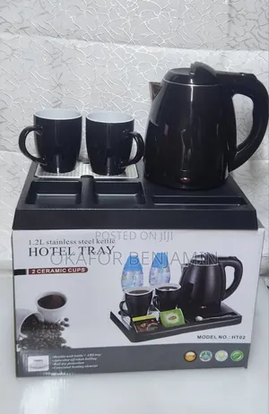 Hotel Guest Welcome Tray Electric Jug With 2cup