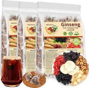 Ginseng Five Treasure Tea(supports Kidney Drive and Hormonal Balance)