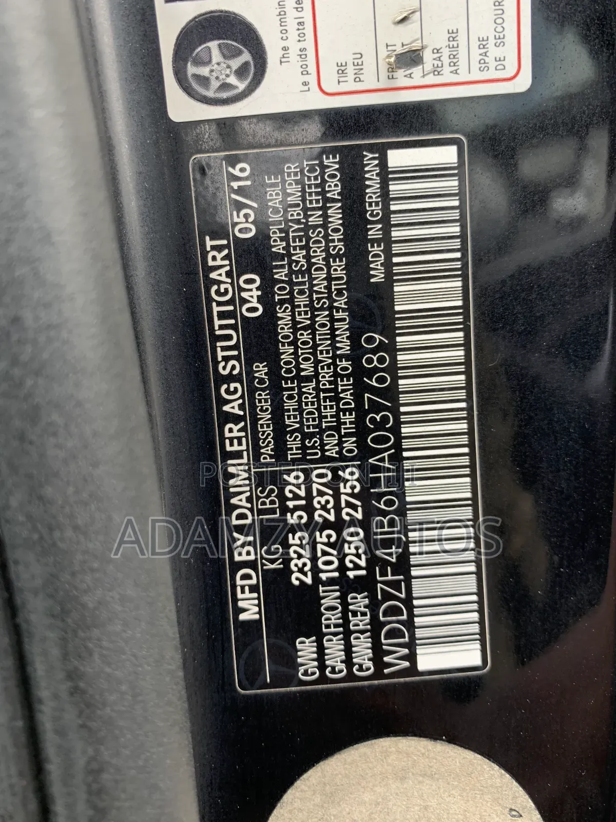 Mercedes-Benz E300 2016 Black