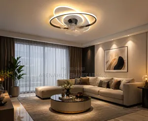 Energy-Saving Ceiling Fan With Light Ring Combination Cool Summer