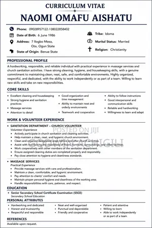 Manufacturing CV
