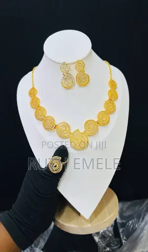 Saudi Gold Replica Jewelry Set