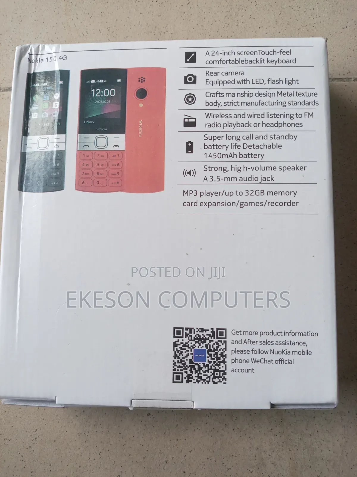 New Nokia 150 Black