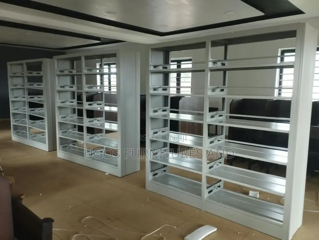 Double Sided Library Book Shelf