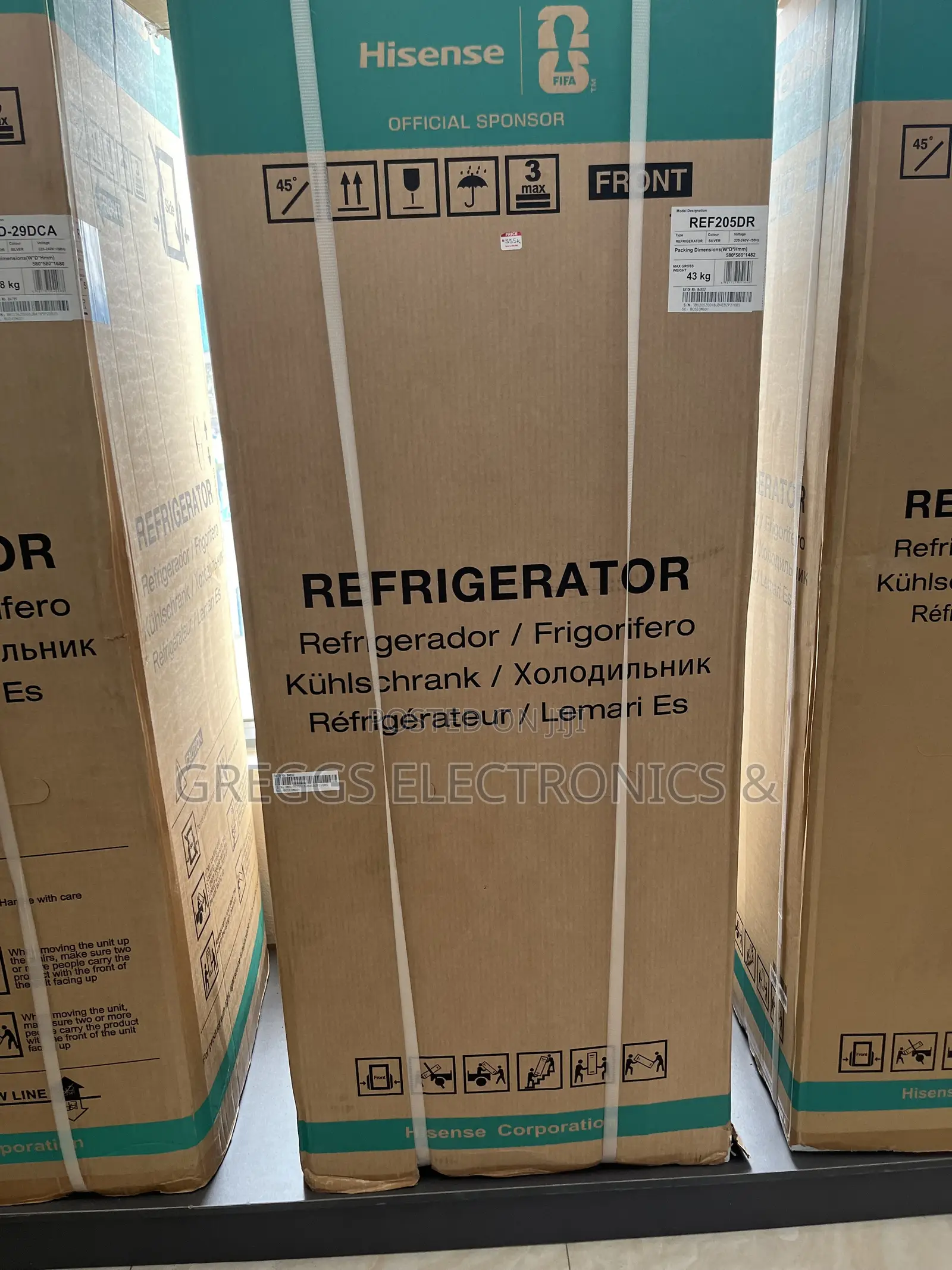 Hisense 205L Refrigerator, Ref 205DR