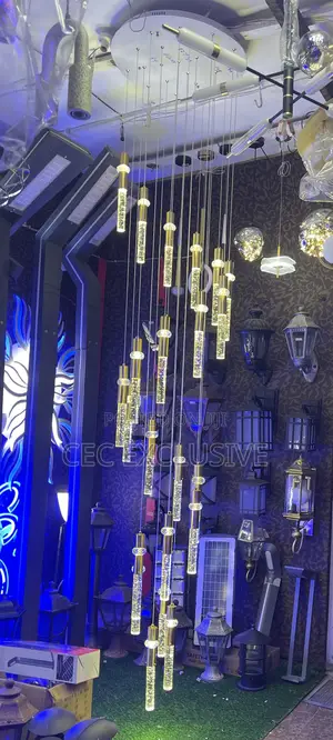 29 Nordic Led Bottle Hand Voild Chandelier