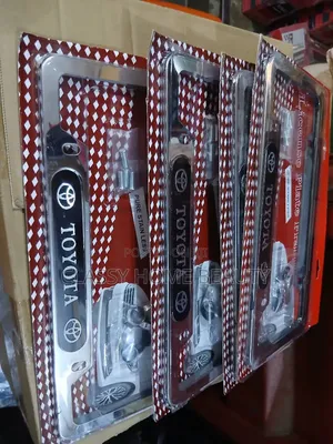 Brand New Toyota Stainless Steel License Plate Number Frame