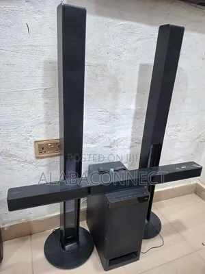 600w Sony Soundbar RT40 With Its Full Speaker Set