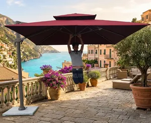 Solar Light Outdoor Umbrella/ Canopy
