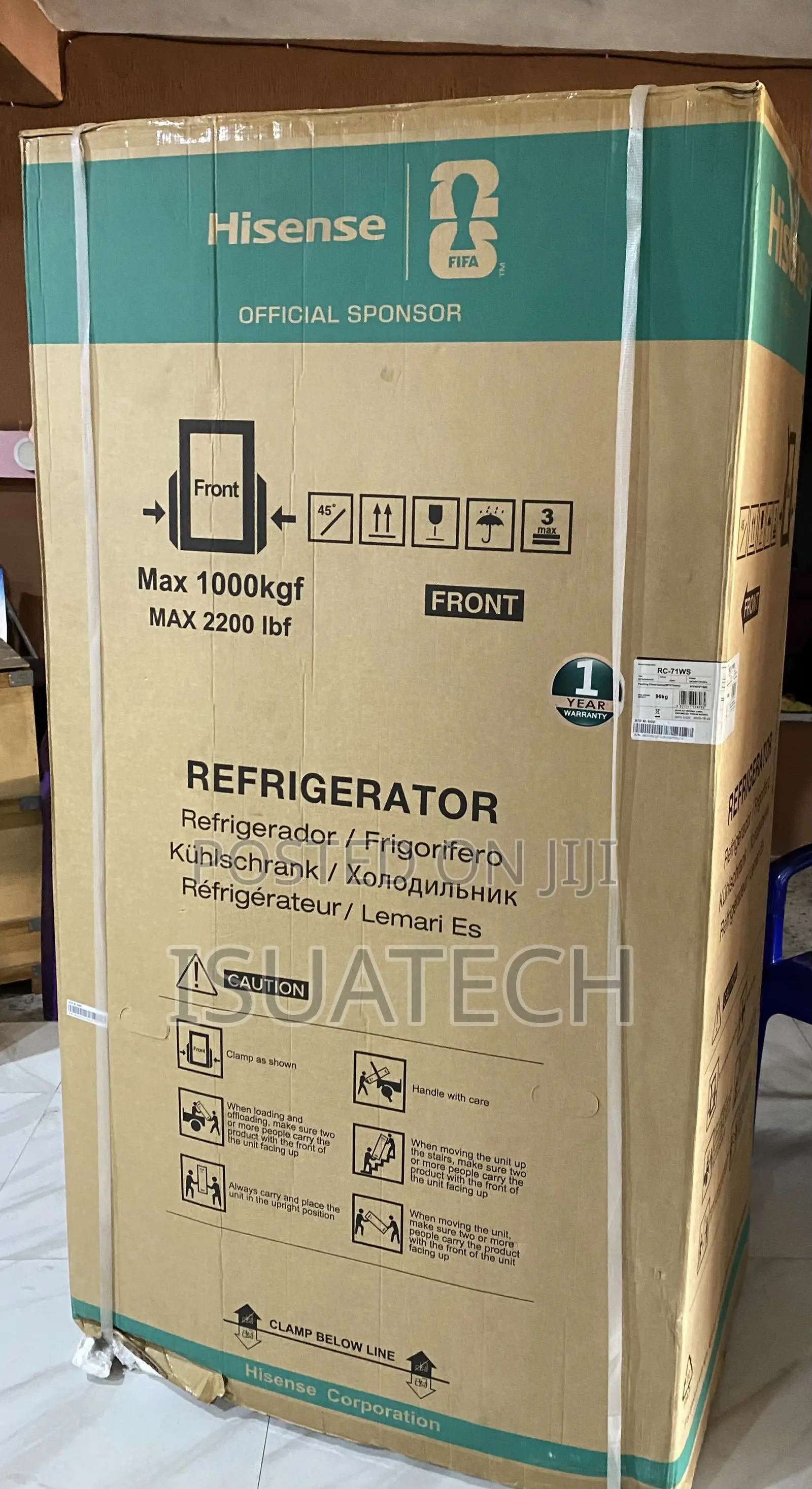 Hisense Double Door Refrigerator