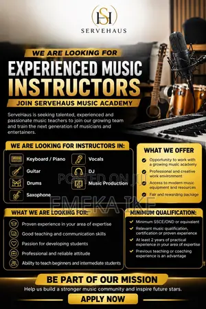 Experience Music Instructor