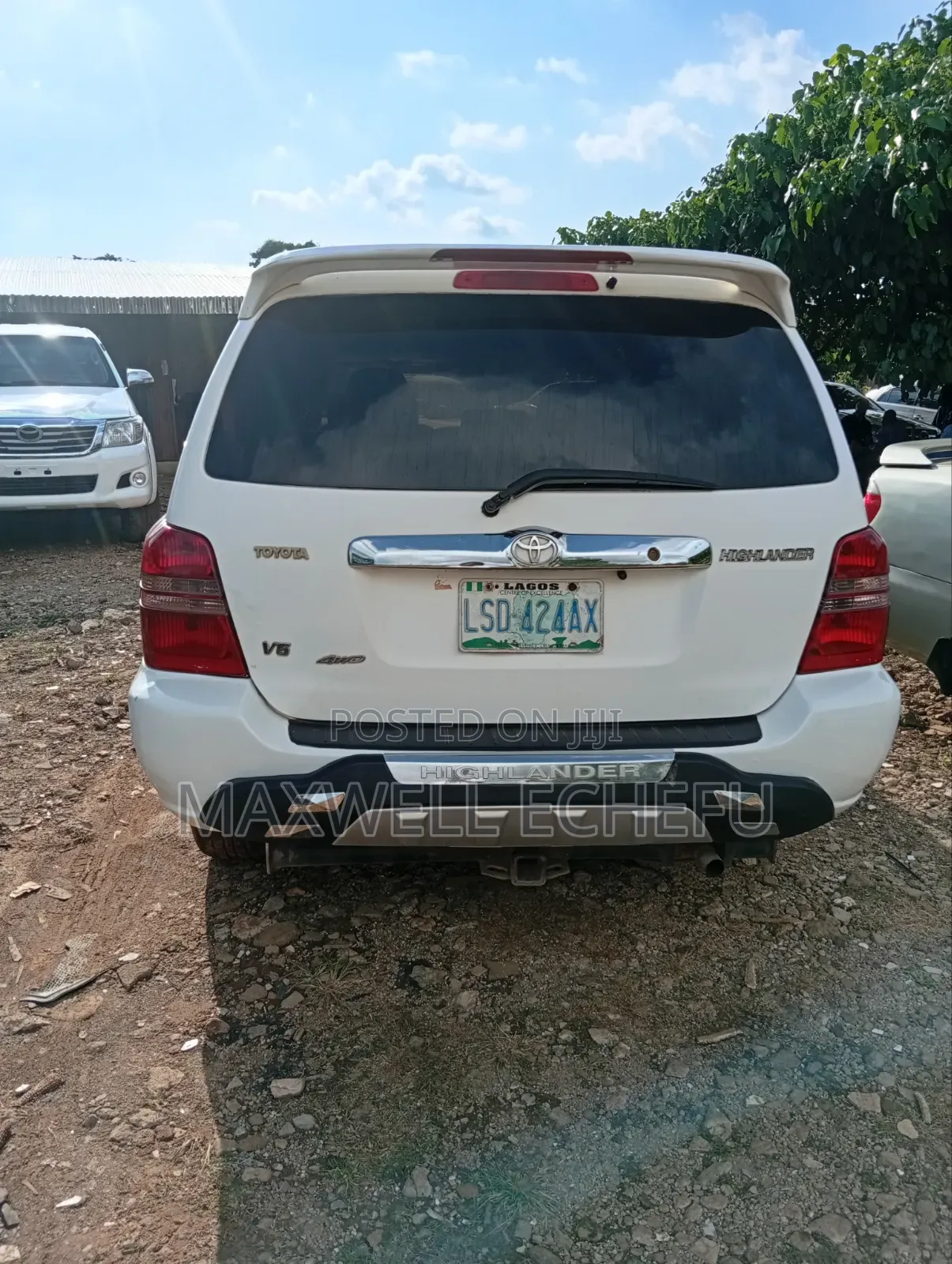 Toyota Highlander 2003 White