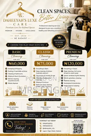 Professional Cleaning and Laundry Service