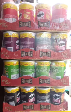 Pringles Pop & Go Assorted Flavours 12x70g