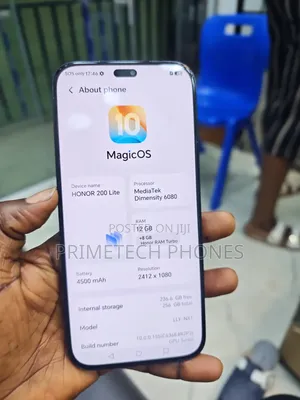 Honor 200 Lite 12 GB Black