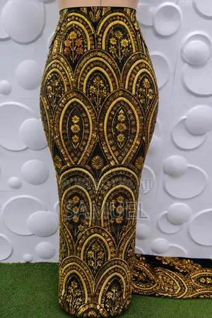Embroidered Beaded Lace