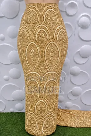 Embroidered Beaded Lace