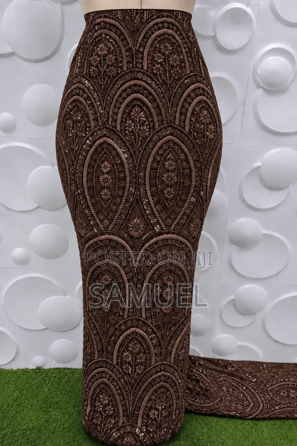 Embroidered Beaded Lace