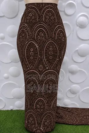 Embroidered Beaded Lace