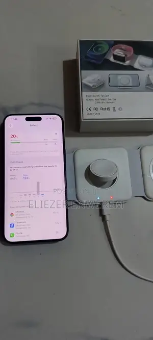 3-in-1 Foldable Wireless Charging Station for iPhone/Watch/AirPods