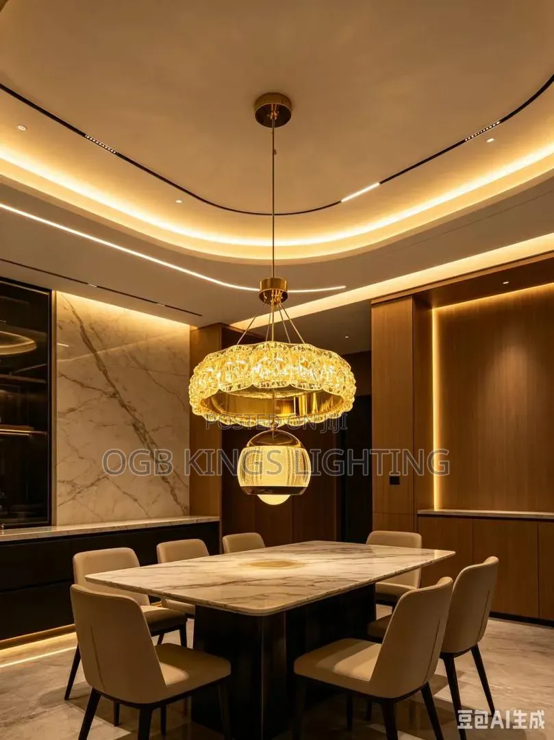 Gold Pendant Light