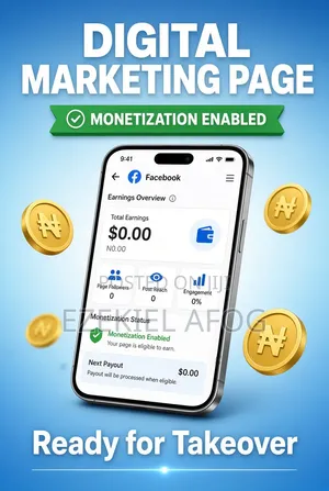 Digital Marketing Page | Monetization Enabled