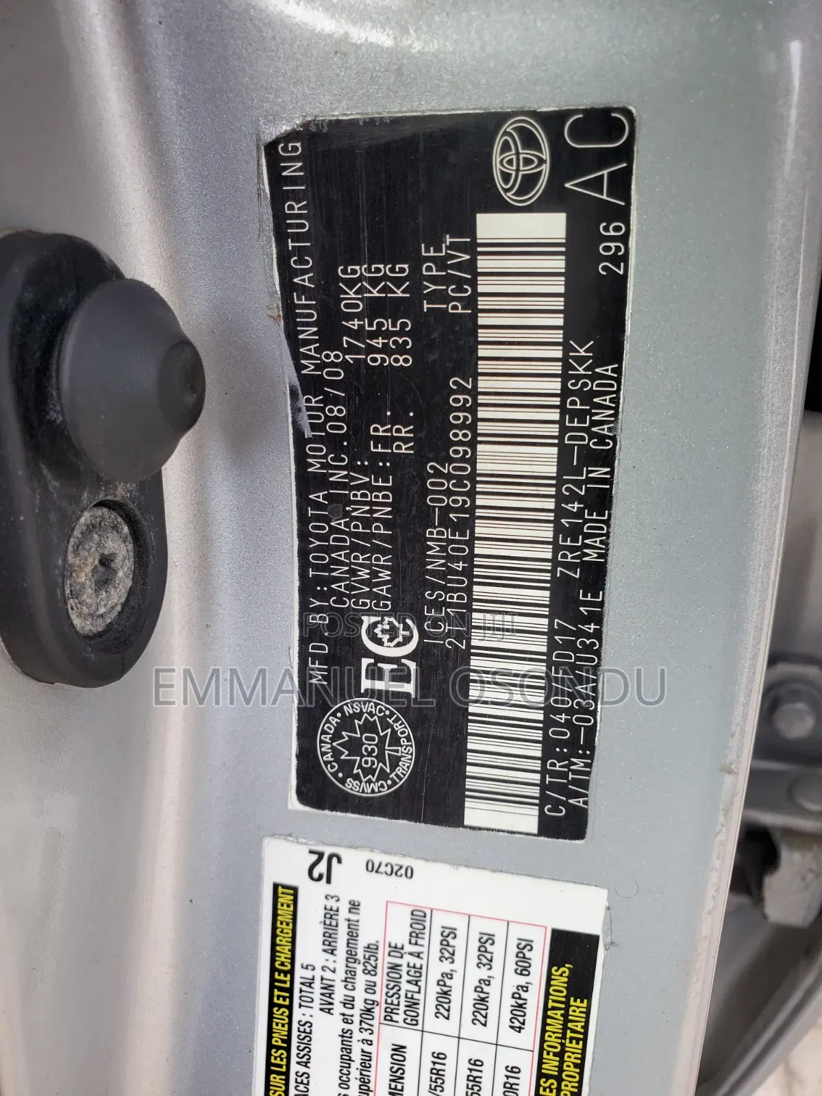 Toyota Corolla 2009 Silver