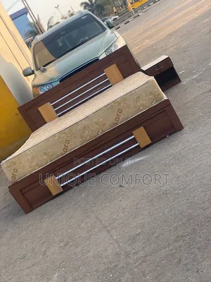 Top Quality 6 by 6 Bedframe With Mattress and Side Drawer