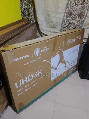 Brand New Hisense 55" Uhd Smart Television With Remote+youtube+wifi