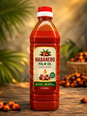 Habanero Pure Red Palm Oil – 1L, 2L, 3L & 5L