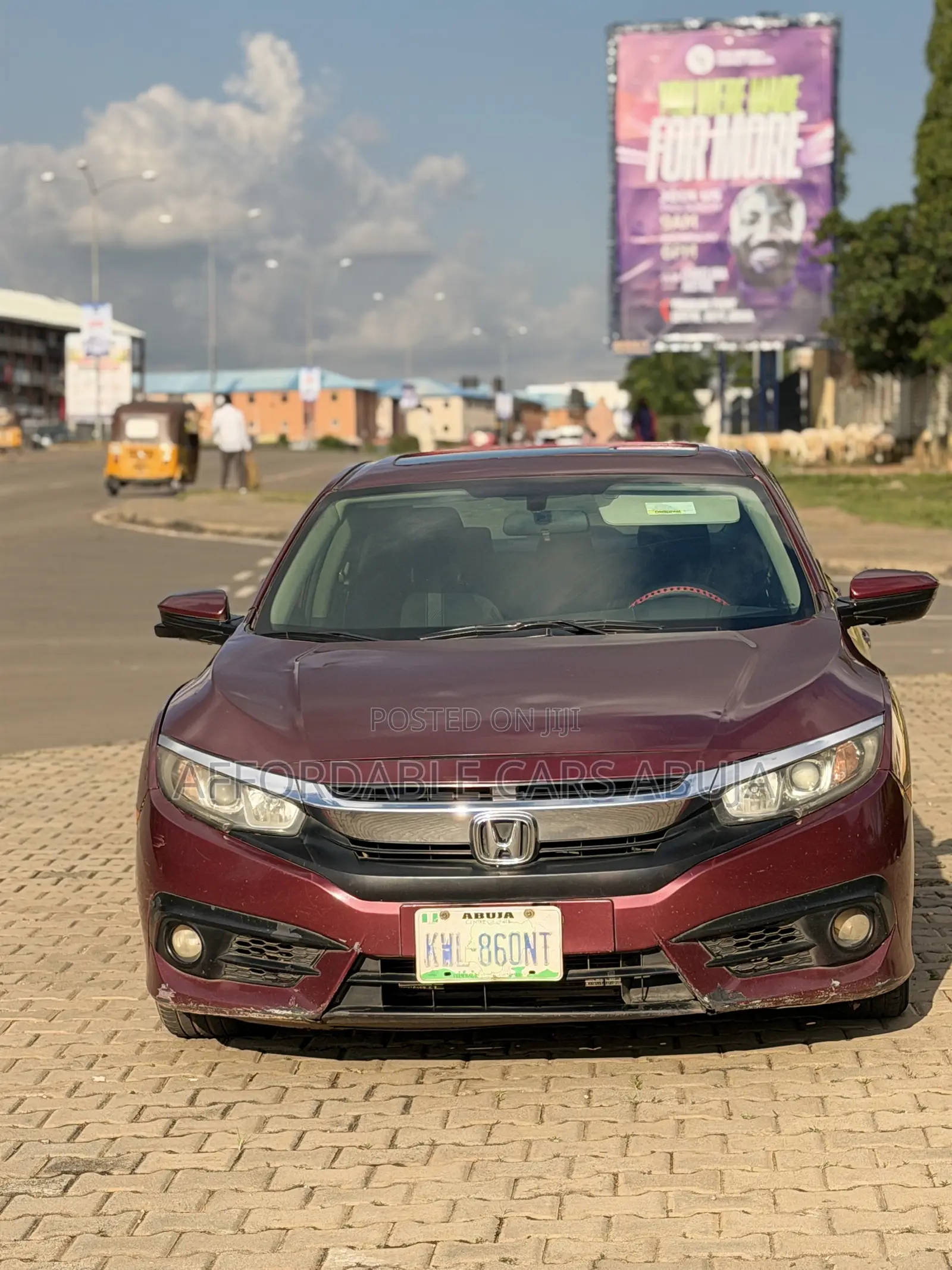 Honda Civic 2017 Maroon