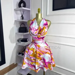Classic Flowery Female Dress