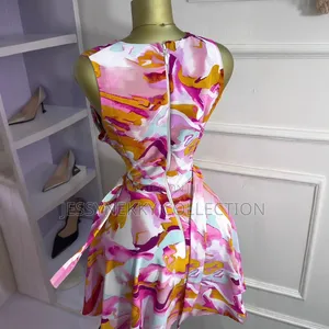 Classic Flowery Female Dress