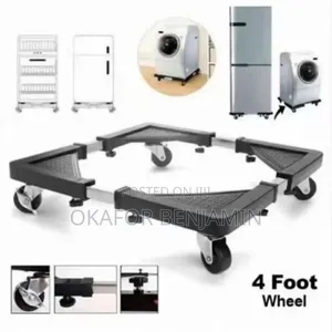 Adjustable Refrigerator and Washing Machine Stand