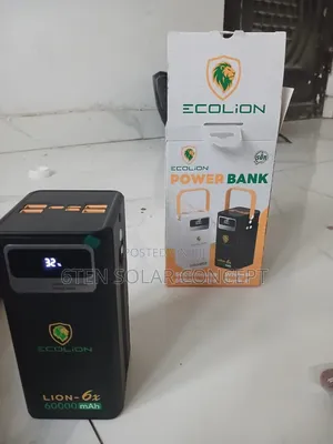 ECOLION LION-6x 60000mAh Power Bank Super Fast Charge With Torch Light