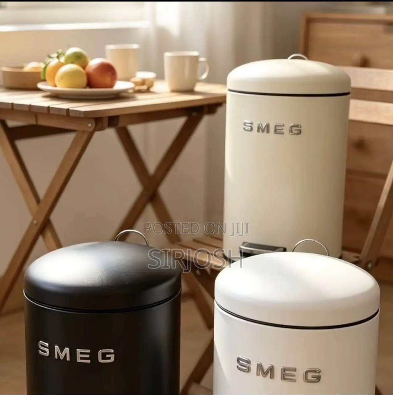 12L SMEG Stainless Bin