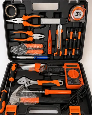 Professional Tool Box Set – Complete Hand Tools Kit With Multimeter