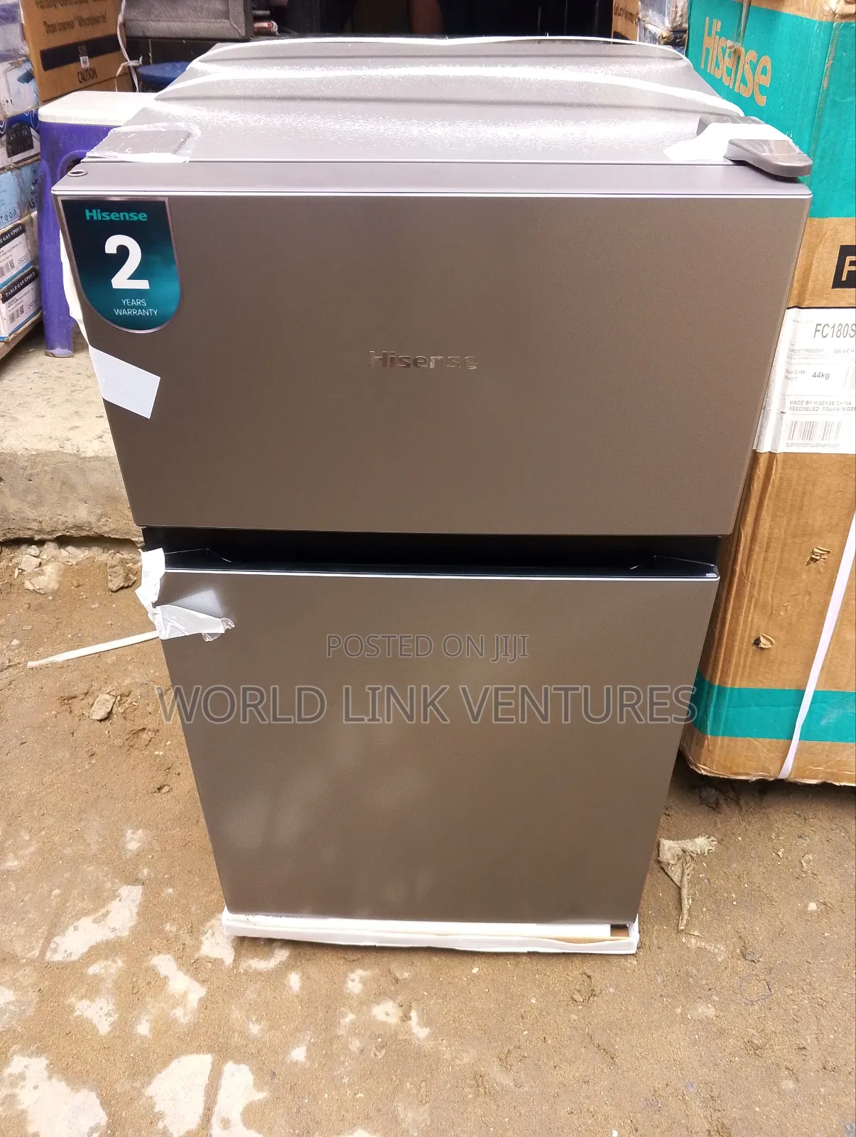 Hisense Double Door Table Top Fridge