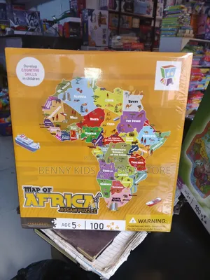 Map of Africa Jigsaw Puzzle Set