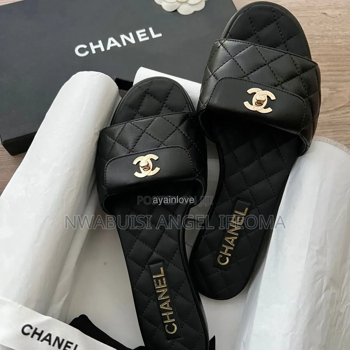 Channel Flat Slippers