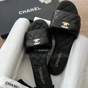 Channel Flat Slippers