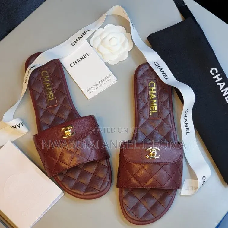 Channel Flat Slippers