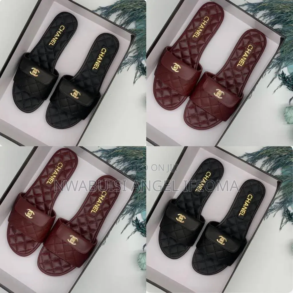 Channel Flat Slippers