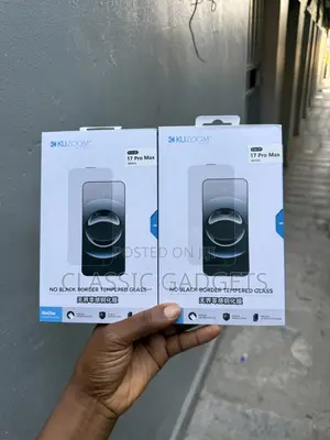 Kuzoom No Black Border Clear Screen Protector for iPhone 17 Pro Max