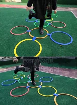 Colorful Ring Toy Kids Outdoor Toys Exercise Game Kindergarten Games