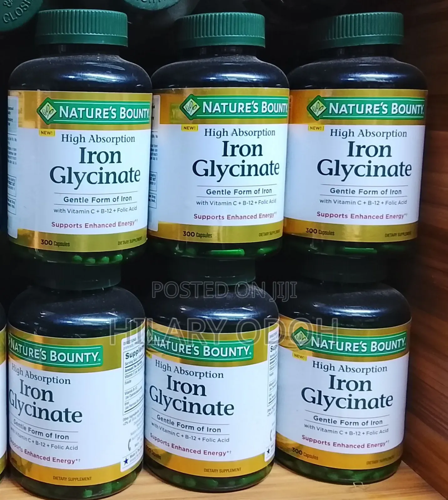 Nature's Bounty Iron Glycinate 300-Count