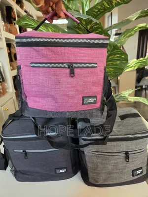 Solid Insulated Big Lunch Bag