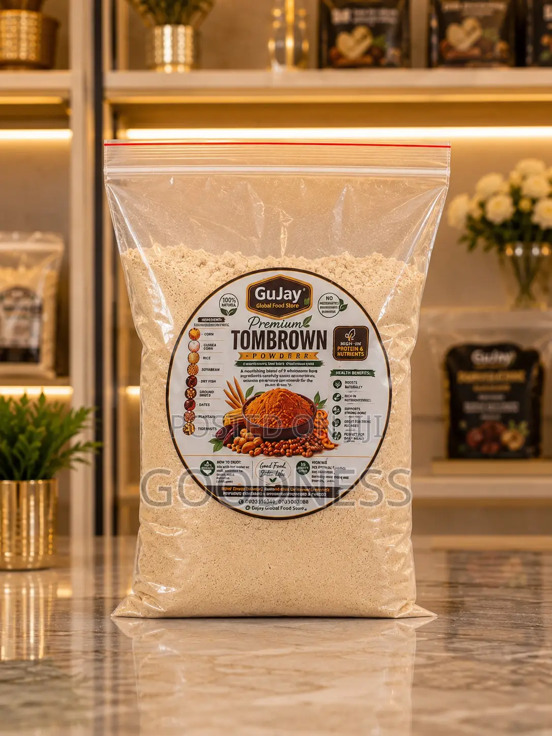 GuJay Premium Tombrown