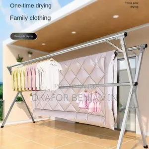 185cm Stainless Steel Foldable Drying Hanger