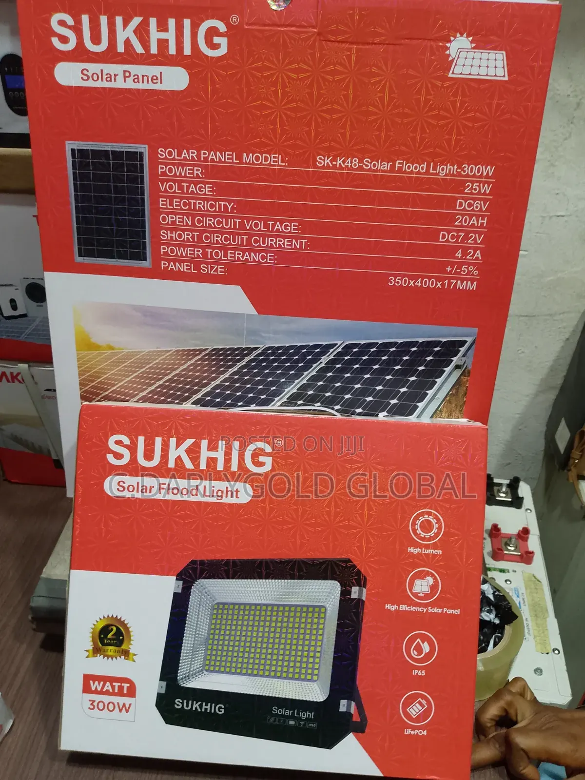 Sukhig 300watts Solar Flood Light